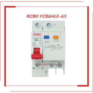 Cầu dao chống giật, chống chập và quá tải RCBO CNC YCB6HLE-63 32A hãng CNC
