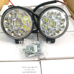 Đèn led xe công nông, máy cày, máy xới, máy gặt đập, nhà xưởng, dân dụng – TechX Led Light 12W