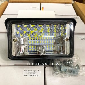 Đèn led xe công nông, máy cày, máy xới, máy gặt đập, nhà xưởng, dân dụng – TechX Led Light 36W