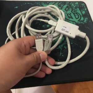 Cáp kết nối xilanh điện SMC LEC-W2 zin chính hãng