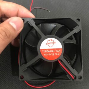 Quạt tản nhiệt Eazzing tubeaxial fan 8025 8x8x2.5cm 24V 0.3A mới
